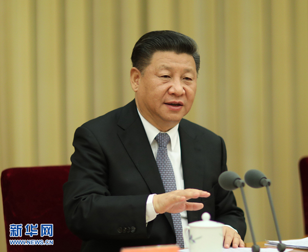 12月7日至8日,全国高校思想政治工作会议在北京举行。中共中央总书记、国家主席、中央军委主席习近平出席会议并发表重要讲话。(新华社记者 鞠鹏/摄)